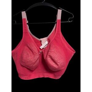 Cacique Bra Womens 48DDD Full Coverage Lace No Wire Comfort Plus Support